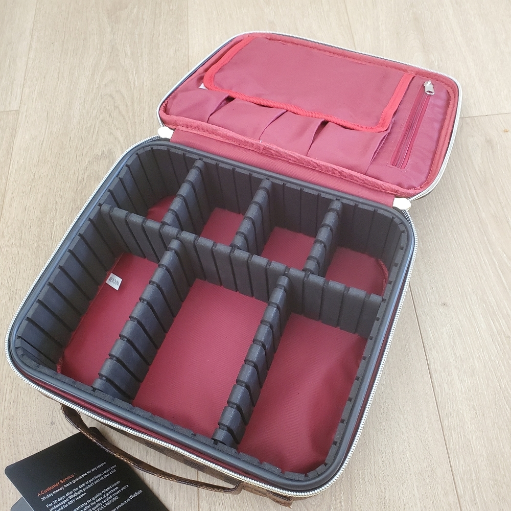 Makeup bag hard case NEW - Picture 4 of 7